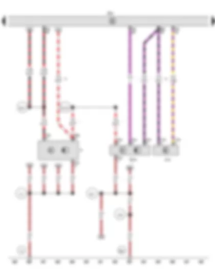 Wiring Diagram  VW TIGUAN 2016 - Brake light switch - Clutch position sender - Engine control unit