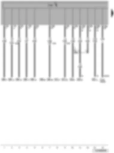 Wiring Diagram  VW TOUAREG 2006 - Onboard supply control unit