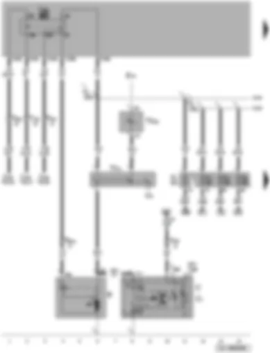 Wiring Diagram  VW TOUAREG 2006 - Starter - alternator - voltage regulator - terminal 50 voltage supply relay - terminal 30 wiring junction - terminal 30 wiring junction 2
