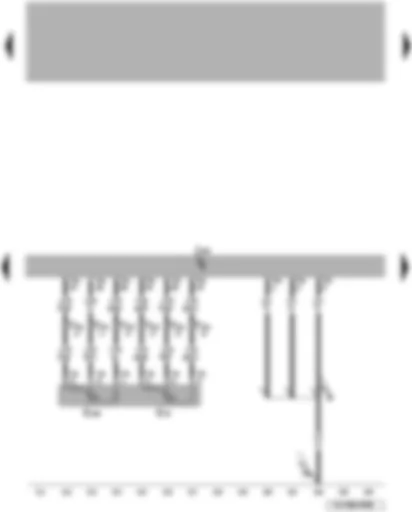 Wiring Diagram  VW TOUAREG 2009 - Engine control unit - accelerator position sender - accelerator position sender 2
