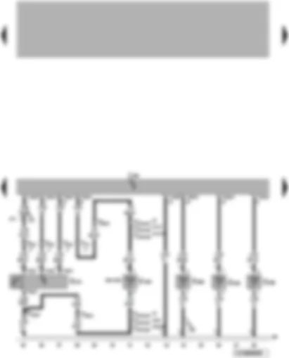 Электросхемa  VW TOUAREG 2006 - Блок управления Climatronic - фотодатчик 2 интенсивности солнечного излучения - датчик температуры испарителя - датчик температуры хладагента