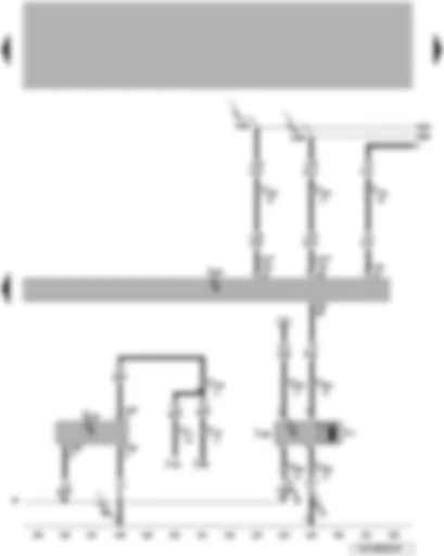 Wiring Diagram  VW TOUAREG 2010 - Engine control unit - radiator fan control unit - radiator fan - high-pressure sender