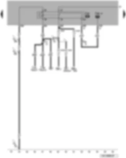Wiring Diagram  VW TOUAREG 2010 - Residual heat relay