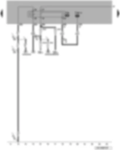 Wiring Diagram  VW TOUAREG 2009 - Residual heat relay