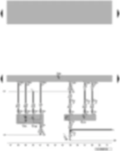 Электросхемa  VW TOUAREG 2008 - Блок управления Climatronic - фотодатчик 2 интенсивности солнечного излучения - потенциометр исполнительного электродвигателя заслонки пространства для ног - исполнительный электродвигатель заслонки пространства для ног