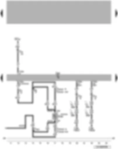 Wiring Diagram  VW TOUAREG 2010 - Climatronic control unit - refrigerant temperature sender