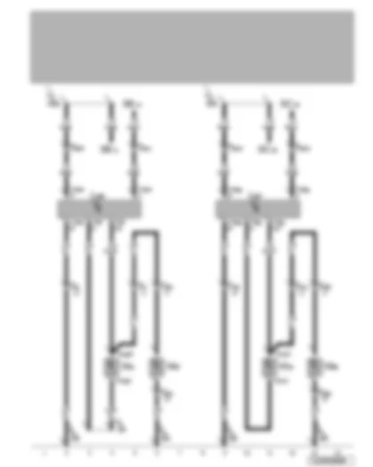 Wiring Diagram  VW TOUAREG 2010 - Front left and right entry mouldings