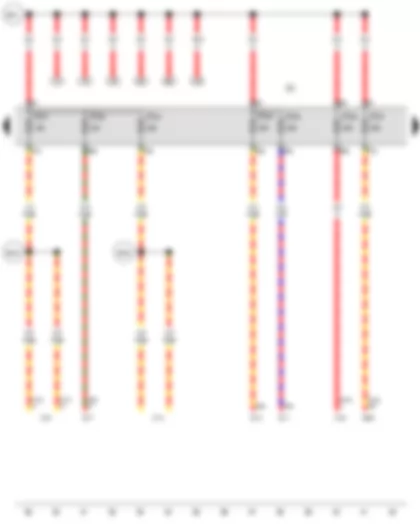 Wiring Diagram  VW TOUAREG 2007 - Fuse holder C