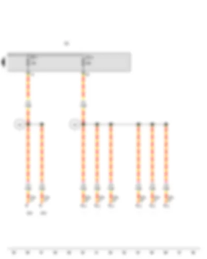 Wiring Diagram  VW TOUAREG 2007 - Fuse holder C