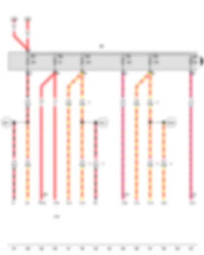 Wiring Diagram  VW TOUAREG 2007 - Fuse holder B