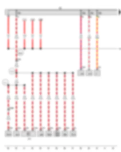 Wiring Diagram  VW TOUAREG 2011 - Fuse holder B