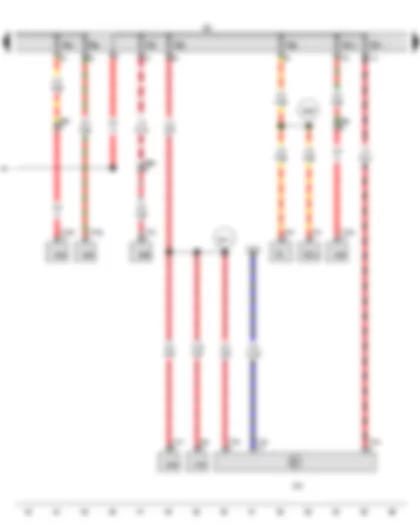 Wiring Diagram  VW TOUAREG 2011 - Fuse holder B