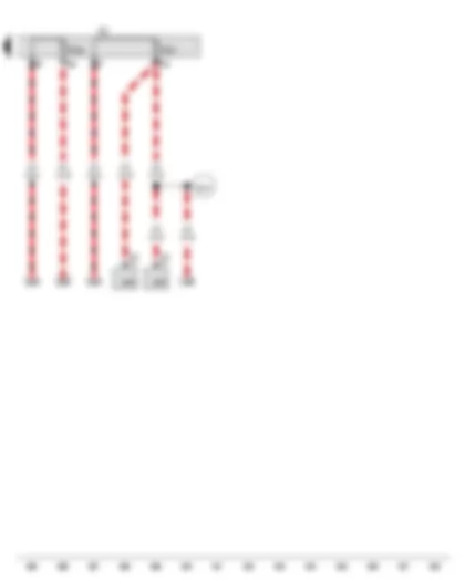 Wiring Diagram  VW TOUAREG 2011 - Fuse holder C