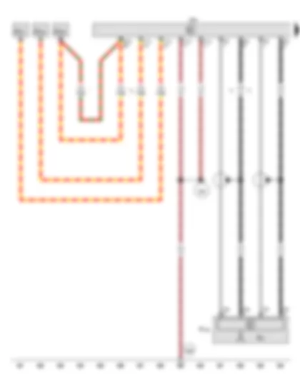 Wiring Diagram  VW TOUAREG 2014 - Convenience system central control unit
