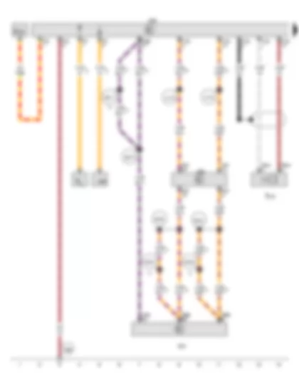 Wiring Diagram  VW TOUAREG 2014 - Digital sound package control unit - Front left microphone