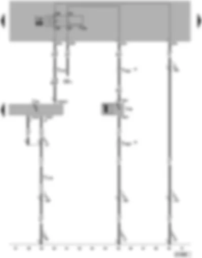 Wiring Diagram  VW TOUAREG 2008 - Circulation pump relay - air conditioning system control unit - circulation pump