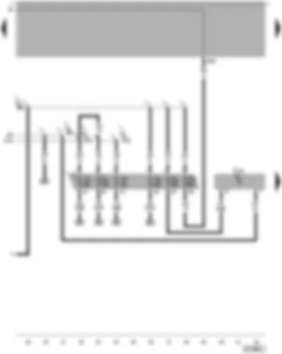 Wiring Diagram  VW TOUAREG 2005 - Automatic glow period control unit