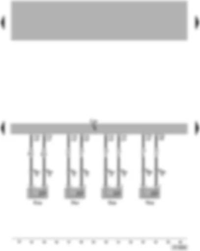 Wiring Diagram  VW TOUAREG 2006 - Adaptive suspension control unit - shock absorber damper adjustment valves