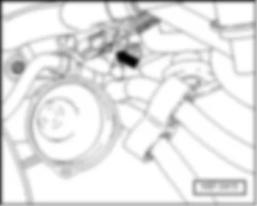 VW TOUAREG 2009 Перечень точек соединения с массой в моторном отсеке