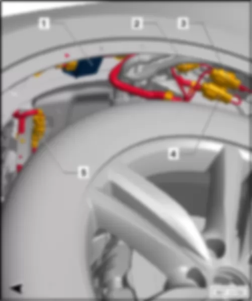 VW TOUAREG 2015 Колодки разъёмов в колёсной арке
