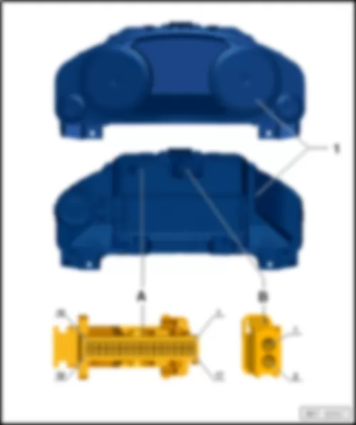 VW TOUAREG 2015 Блок управления комбинации приборов J285