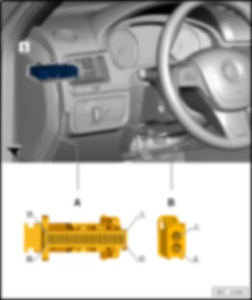 VW TOUAREG 2015 Диагностический интерфейс шин данных J533