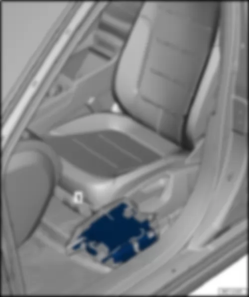 VW TOUAREG 2016 Fitting location, fuse holder D SD