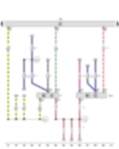 Wiring Diagram  VW TOURAN 2014 - Brake light switch - Clutch position sender - Engine control unit