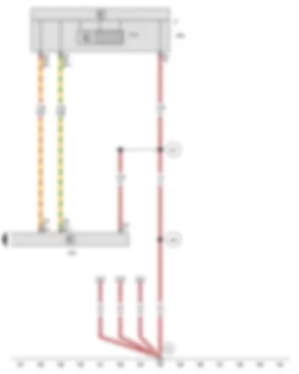 Wiring Diagram  VW TOURAN 2014 - Dash panel insert