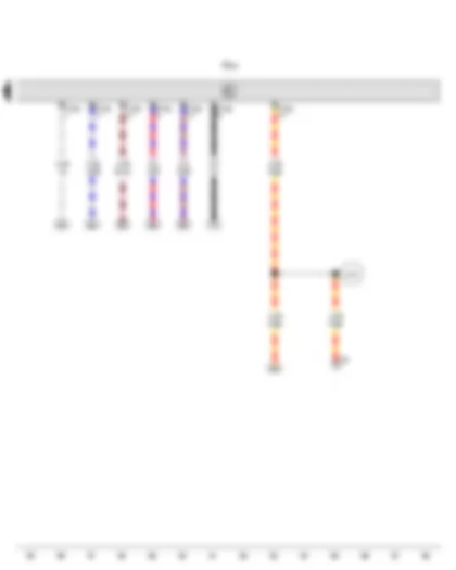 Wiring Diagram  VW TOURAN 2011 - Memory for video self-surveillance