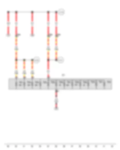 Wiring Diagram  VW TOURAN 2011 - Fuse carrier 1