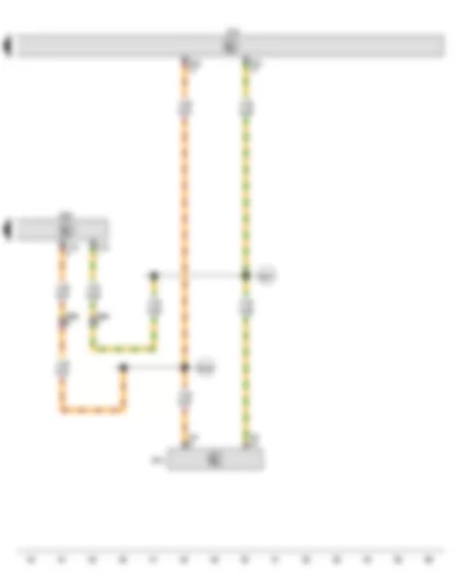 Wiring Diagram  VW TOURAN 2013 - Data bus diagnostic interface - Special vehicle control unit
