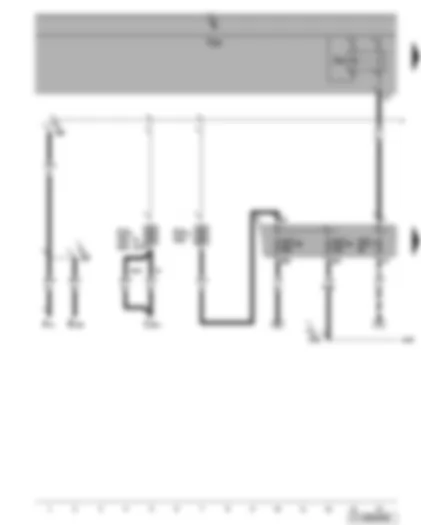 Wiring Diagram  VW TOURAN 2004 - X-contact relief relay - fuses