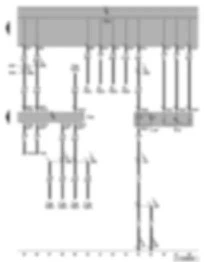 Wiring Diagram  VW TOURAN 2004 - Data bus diagnostic interface - illumination regulators