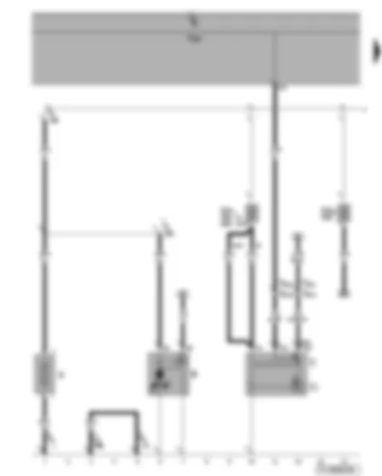 Wiring Diagram  VW TOURAN 2004 - Battery - alternator - starter