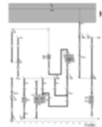 Wiring Diagram  VW TOURAN 2007 - Cigarette lighter - 12 V socket