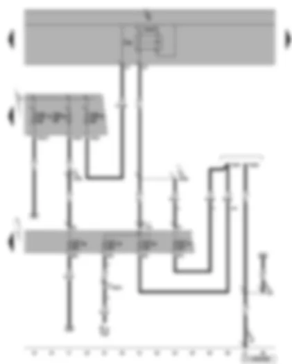 Wiring Diagram  VW TOURAN 2005 - X-contact relief relay - fuses
