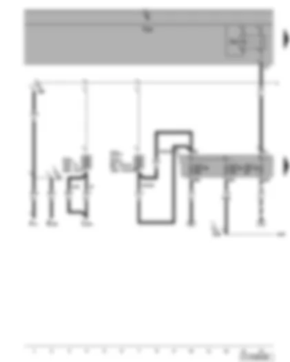 Wiring Diagram  VW TOURAN 2007 - X-contact relief relay - fuses