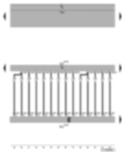 Wiring Diagram  VW TOURAN 2006 - Mobile telephone operating electronics control unit - mobile telephone