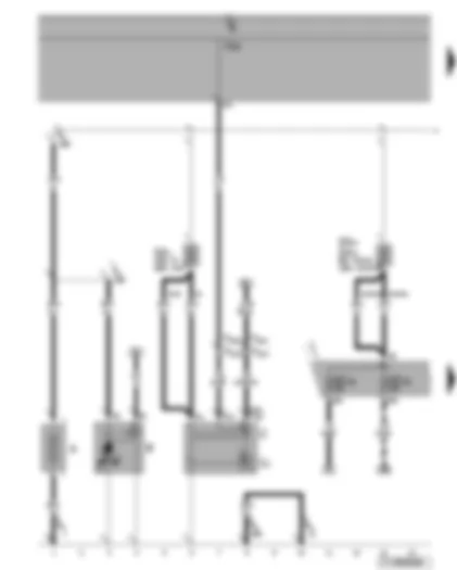 Wiring Diagram  VW TOURAN 2007 - Battery - alternator - starter - fuses