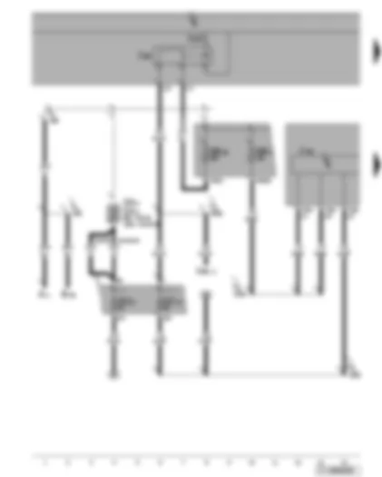 Wiring Diagram  VW TOURAN 2007 - Mechatronics for double clutch gearbox - terminal 15 voltage supply relay 2