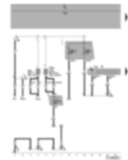 Wiring Diagram  VW TOURAN 2007 - Radio - control unit with display for radio and navigation system