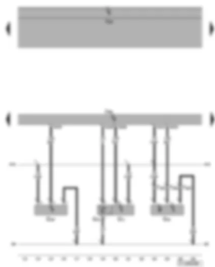 Wiring Diagram  VW TOURAN 2009 - Engine control unit - Hall sender - intake air temperature sender - intake manifold pressure sender - fuel pressure sender