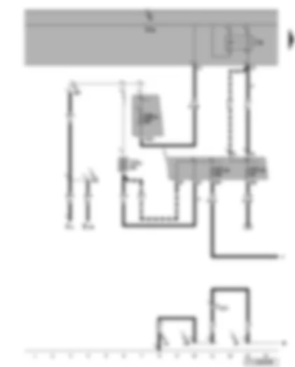 Wiring Diagram  VW TOURAN 2009 - X-contact relief relay