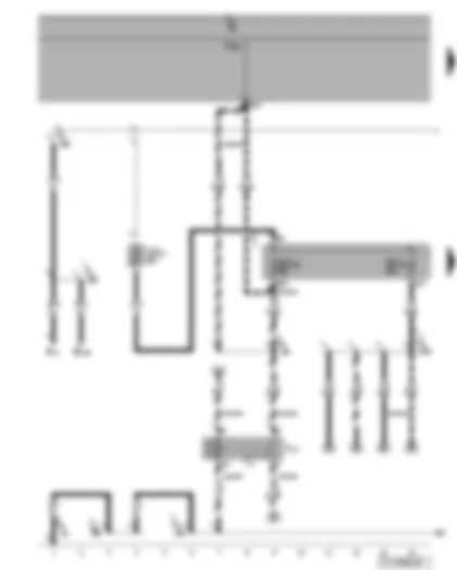 Wiring Diagram  VW TOURAN 2007 - Fresh air blower relay - fuses