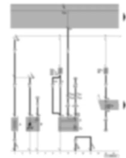 Wiring Diagram  VW TOURAN 2007 - Battery - alternator - starter - fuses