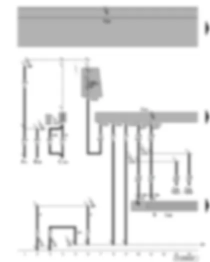 Wiring Diagram  VW TOURAN 2007 - Mobile telephone operating electronics control unit