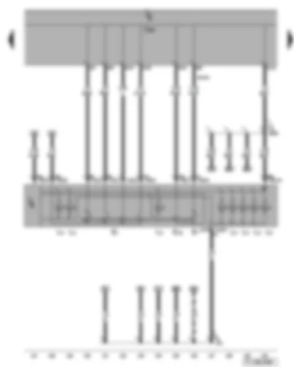 Wiring Diagram  VW TOURAN 2015 - Light switch - fog light switch - rear fog light switch