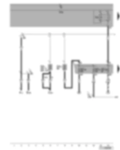Wiring Diagram  VW TOURAN 2009 - X-contact relief relay - fuses