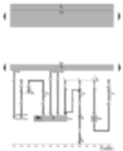Wiring Diagram  VW TOURAN 2014 - Engine control unit - crankcase breather heater element